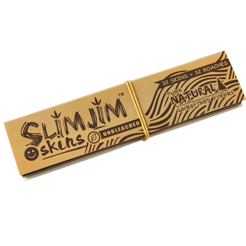 Slimjim Brown King Size Slim Rolling Papers with Tips