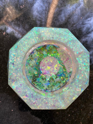 Sparkle Resin Ashtray