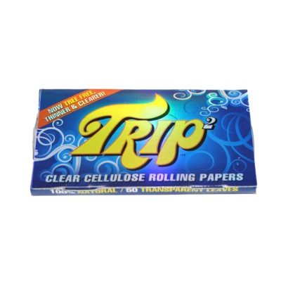 Luxe Glass King Size Clear Rolling Paper - 40 Leaves